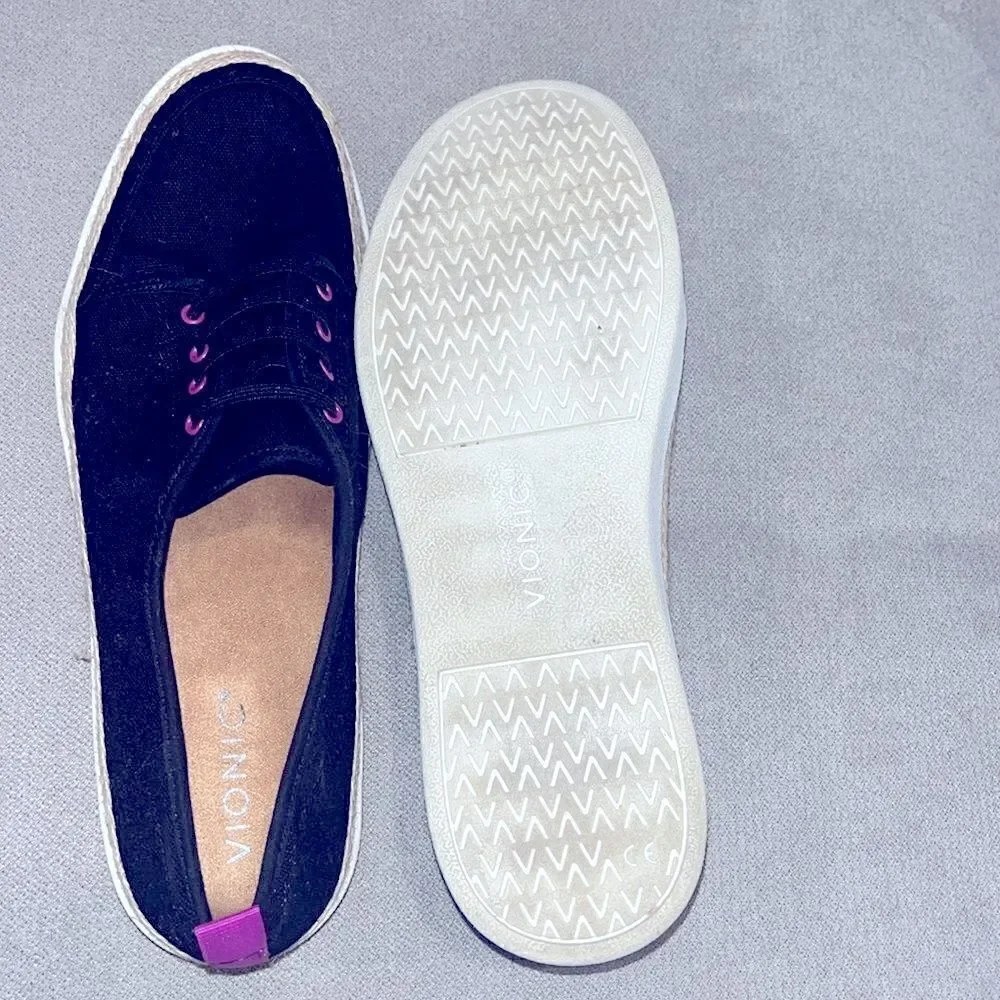 Vionic black purple